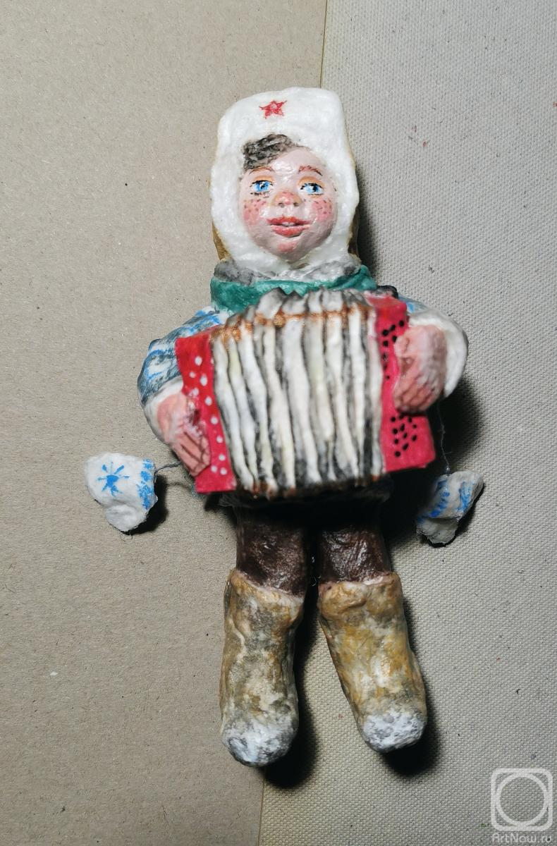 Gorenkova Anna. Boy with an accordion