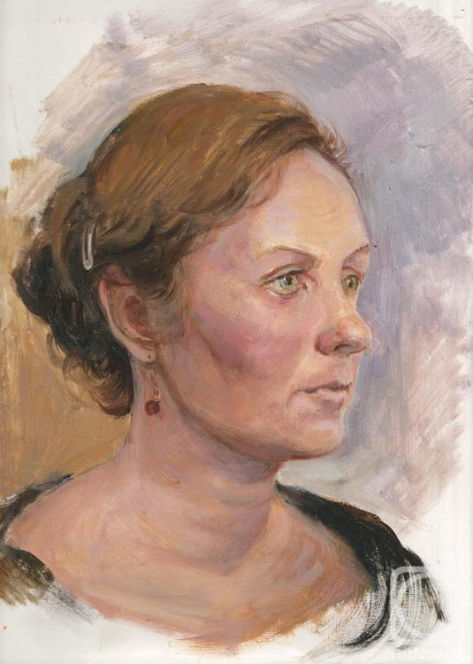 Shumakova Elena. Portrait of a Woman (etude)