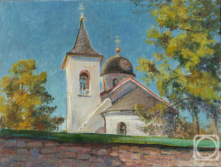 Shumakova Elena. Church in Byochovo (etude)