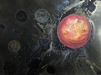 Mars (Buy Abstract Paintings). Velinskaya Olga