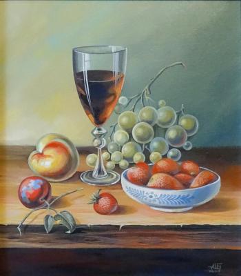A glass of wine. Shatalov Andrey