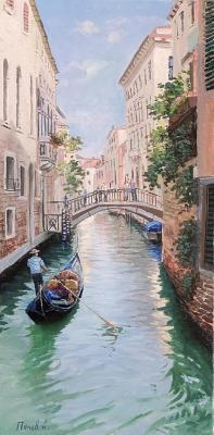 Through the water streets of Venice. Panov Aleksandr