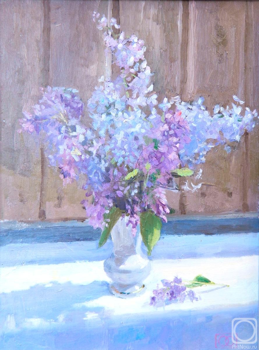 Sazykina Olga. Lilac in a vase