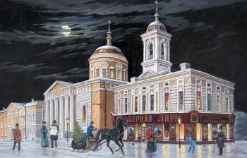 Tver, Millionnaya street, "Severnaya Lira" shop (Tver Street). Dulko Nikolai