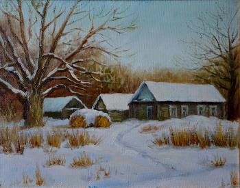 Winter in Muravyovka (A Winter House Painting). Bakaeva Yulia
