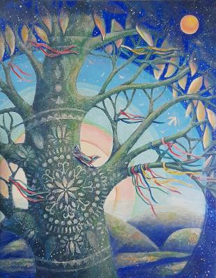 Make a wish (Moon Mandala). Arabadzhi Marina