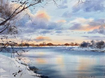 Frozen river #4 ( ). Gorbacheva Evgeniya