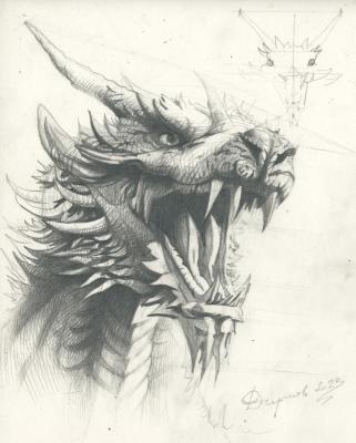 Dragon (Dragon Drawing). Chernov Denis
