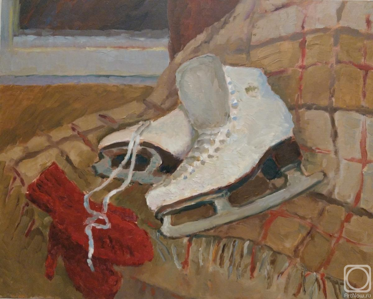 Tomilovskaya Ekaterina. Awaiting skates