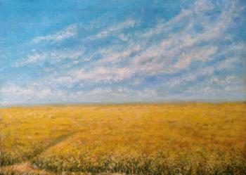 Field, Sky, Clouds ( ). Abaimov Vladimir