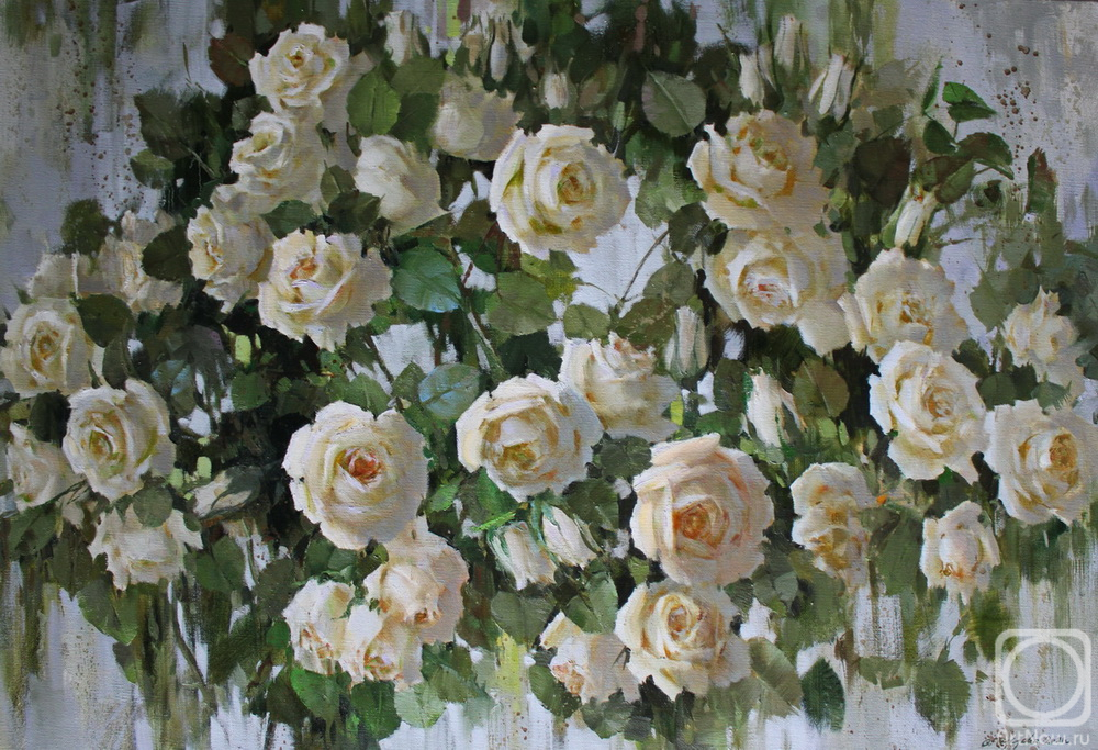 Kukueva Svetlana. The Charm of White Roses