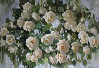 The Charm of White Roses