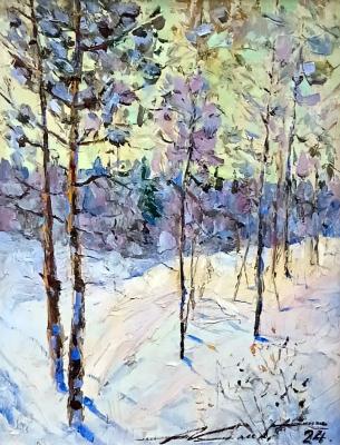 Winter day in the forest ( ). Knecht Aleksander