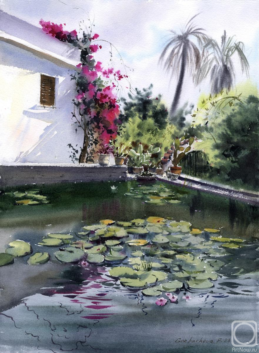 Gorbacheva Evgeniya. Pond with water lilies #2
