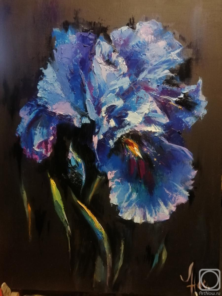 Noskova Lyudmila. Iris flower