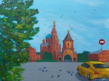 In front of the temple (Collecting Art). Potrikeeva Irina