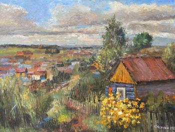 The house on the hill (Golden Flowers). Chernyy Alexandr