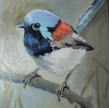 Bird (Oil Painting Small). Lapina Albina