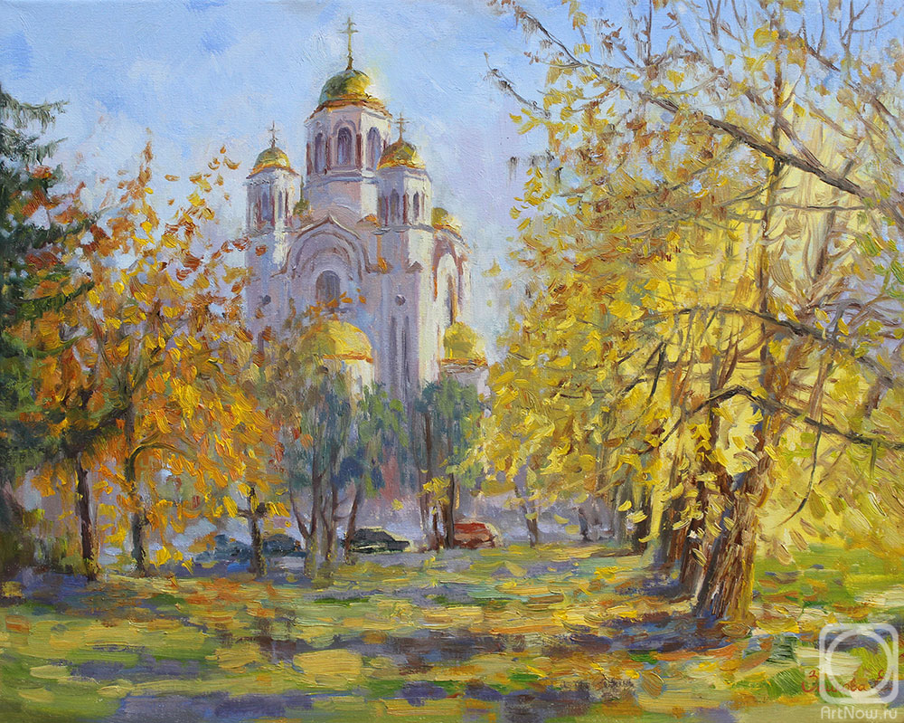 Tyutina-Zaykova Ekaterina. Autumn grace. Temple-on-Blood