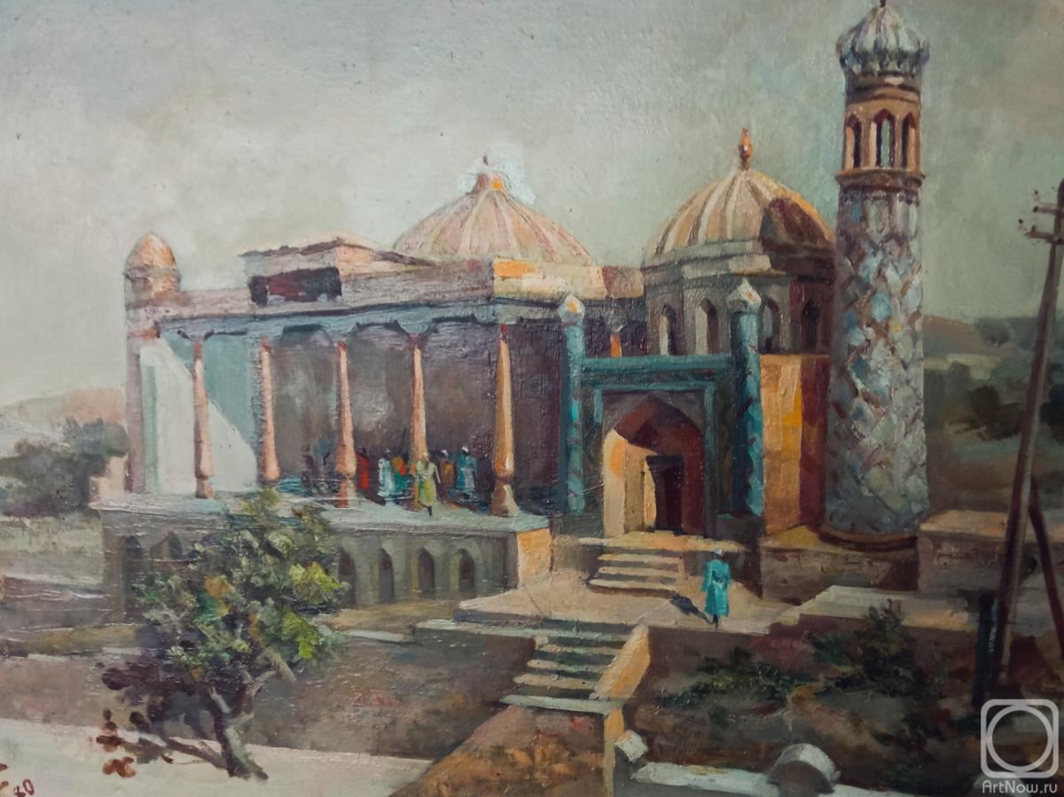 Pushin George. Samarkand. Khizrat-Khizr Mosque