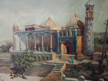 Pushin George Evgenievich. Samarkand. Khizrat-Khizr Mosque