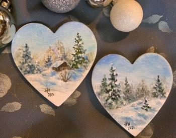 Christmas Day and Christmas Forest. Ivanova Nadezhda