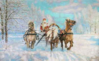Days of Winter Magic (Russian Troika). Razzhivin Igor