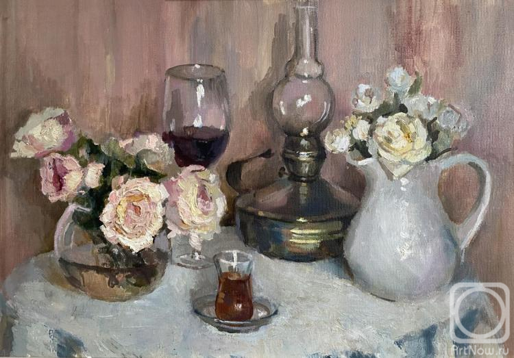 Efimova Olga. Still life with white jug