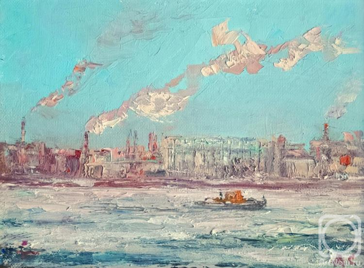 Solovev Alexey. The right bank of the Neva River