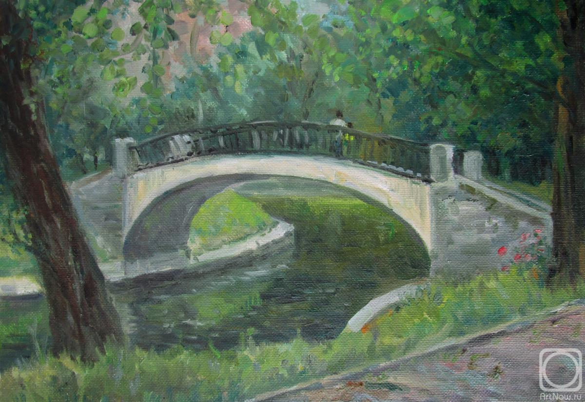 Serova Aleksandra. Bridge in the Trubetskoy estate on Frunzenskaya