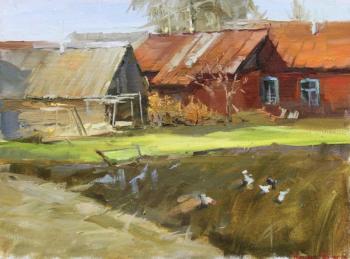 In the village (The Village Houses). Rybina-Egorova Alena