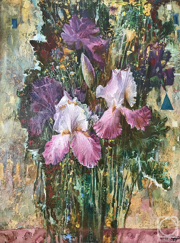 Lukyanov Sergey. Irises. Series "Flowers as Energy"