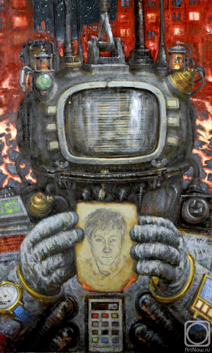 Ivanishev Roman. Self-portrait in a spacesuit