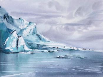 Antarctic (Watercolour On Paper). Gorbacheva Evgeniya