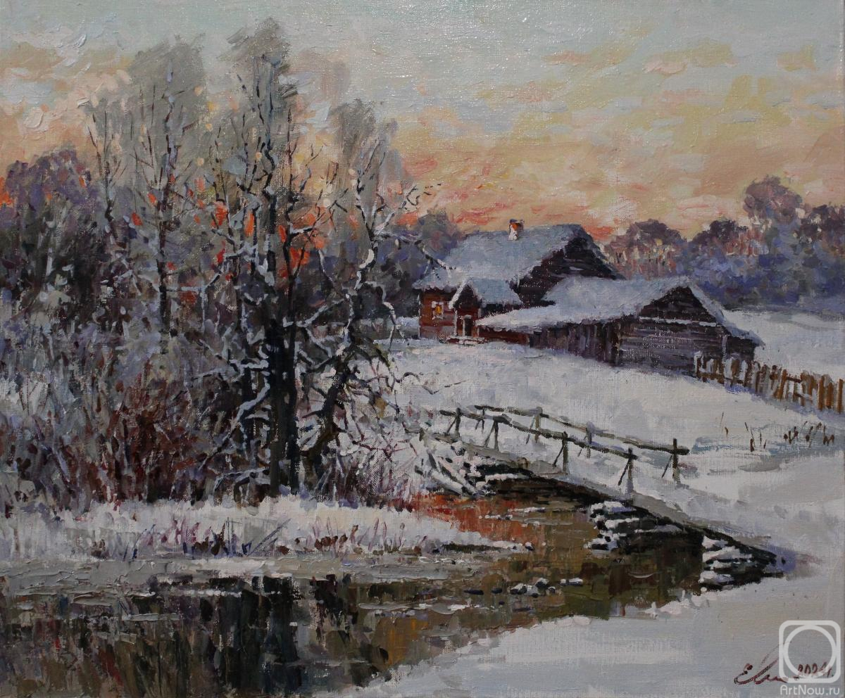 Malykh Evgeny. Winter Sunset