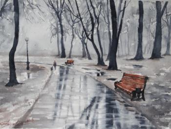 Spring is on the way (A Walk In Moscow). Gayvoronskaya Elena