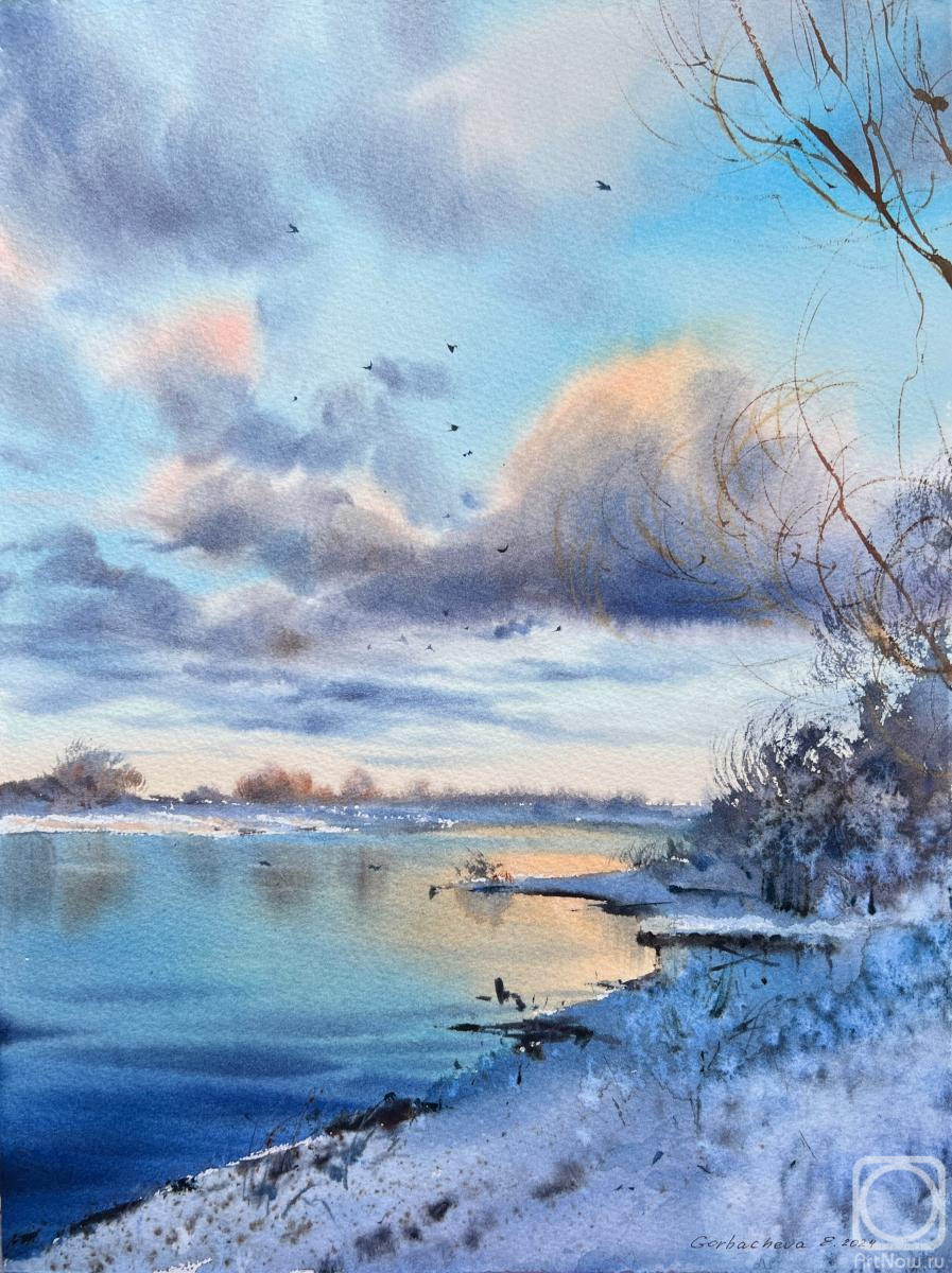 Gorbacheva Evgeniya. Frozen river #6