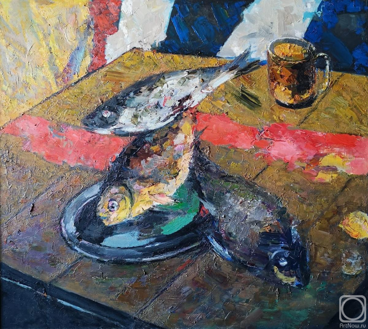 Fedorov Revel. Still life with fish