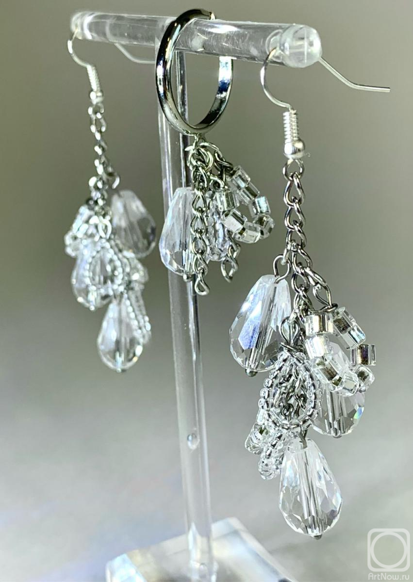 Temiraeva Alina. Handmade jewelry set "Drops"
