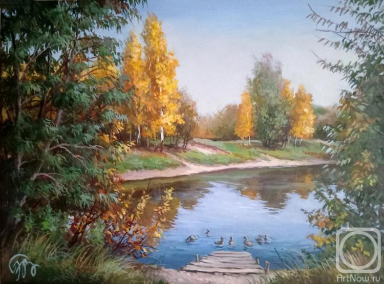 Panasyuk Natalia. Autumn. On a pond