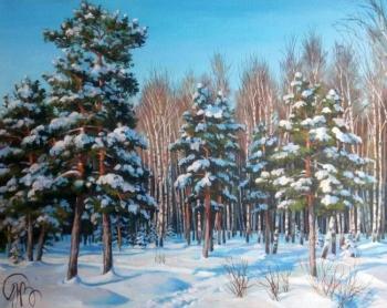 Sunny day in the winter forest (The Day). Panasyuk Natalia