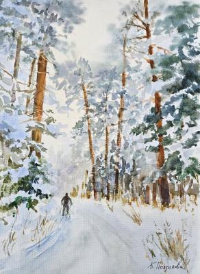 In the Yagrinsky pine forest (Walk In The Winter Forest). Polzikova Oksana