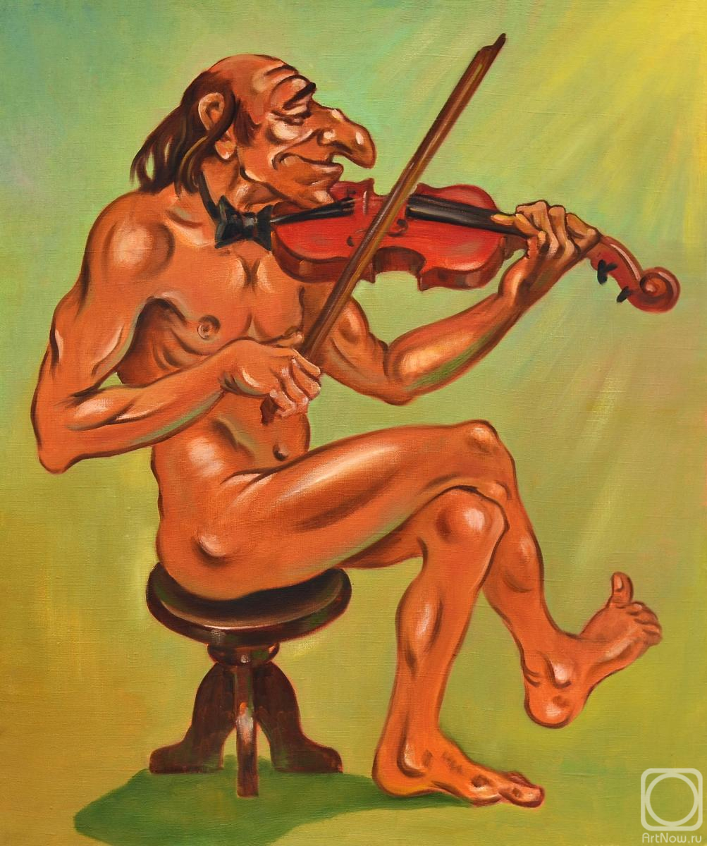 Manakyan David. The violinist, the grotesque