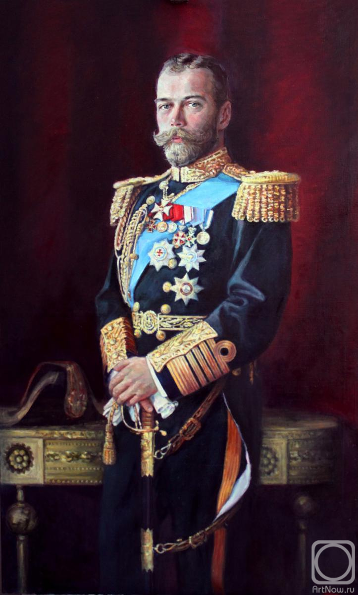 Rybina-Egorova Alena. Portrait of Tsar Nicholas II