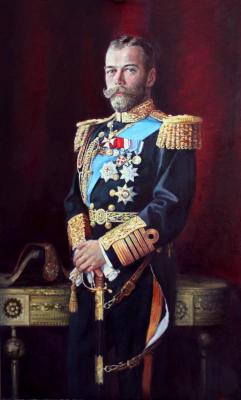 Portrait of Tsar Nicholas II. Rybina-Egorova Alena