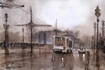 Cloudy day, tram. Movsisyan Tigran