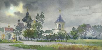 The convent in the name of St. St. Nicholas Church (1636) Mogilev, Belarus. Pugachev Pavel
