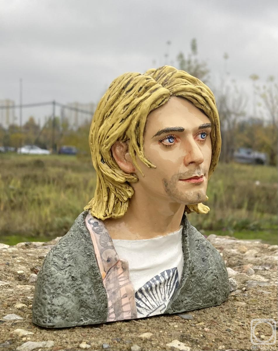 Churkina Larisa. Kurt Cobain figurine (Rock Portraits)