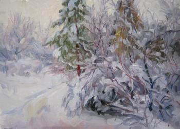 Fluffy Snow (Bushes In The Snow). Voronov Vladimir
