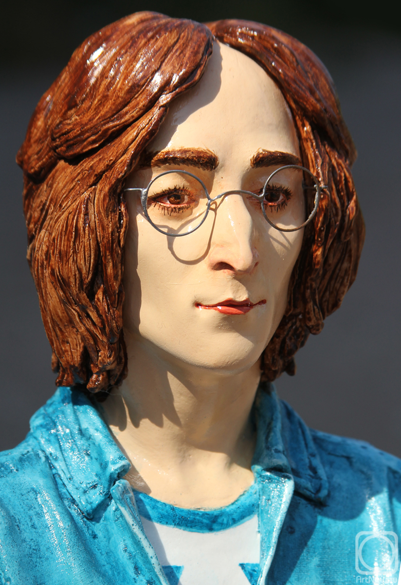 Churkina Larisa. John Lennon bust, dreamer or rebel